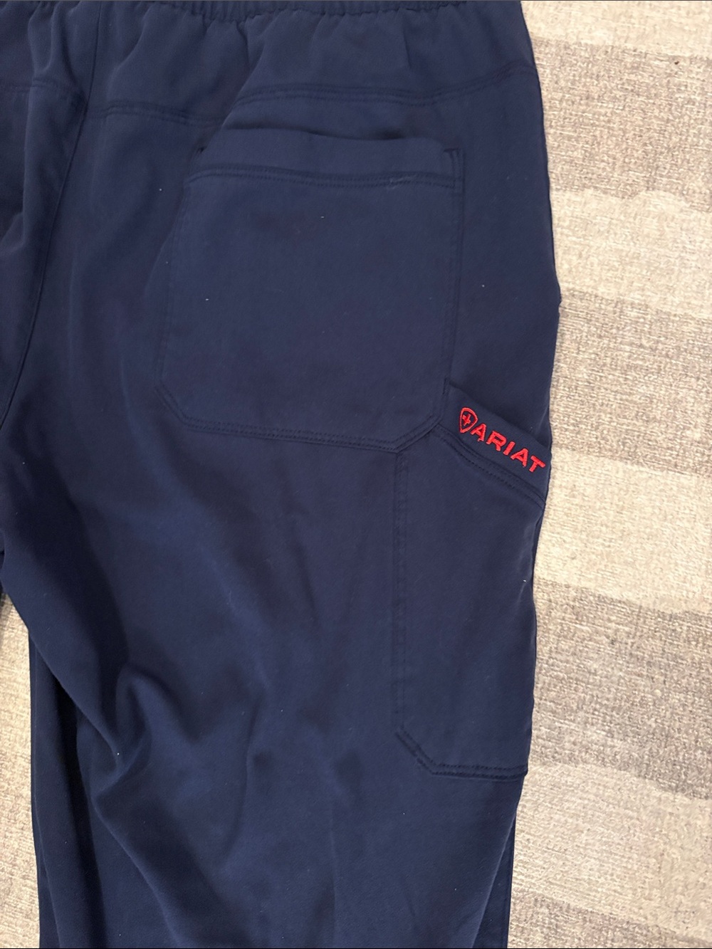 Ariat Women’s Nightingale Utility Stretch Scrub Pant - Navy - Picture 5 of 5